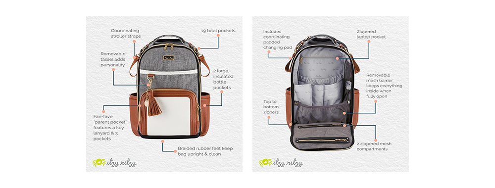 Itzy ritzy diaper bag